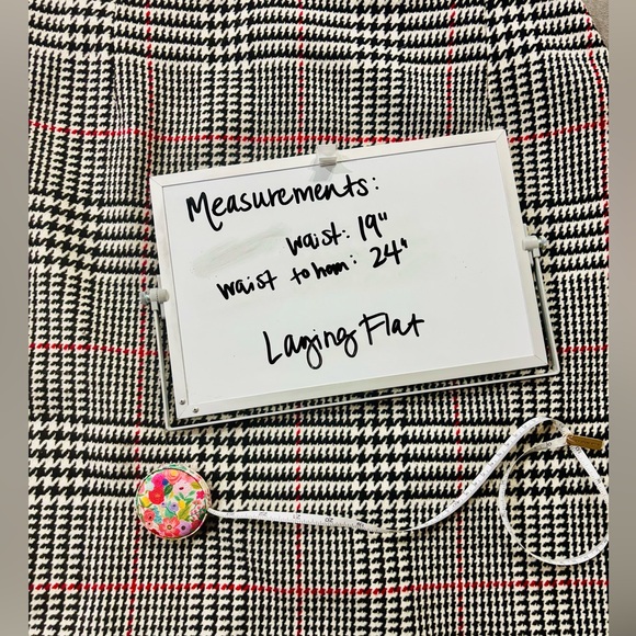 Talbots Women Houndstooth Wool Blend Pencil Skirt - Picture 5 of 5